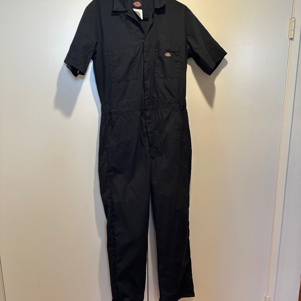 Dickies Black Short Sleeve Coverall